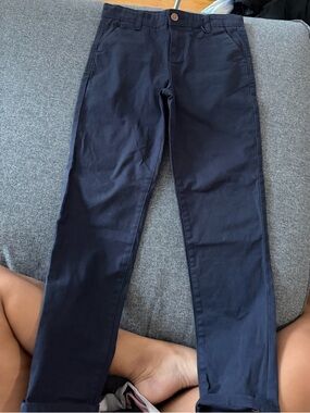 Boys classic navy pants